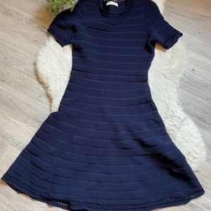 Sandro Navy Dress